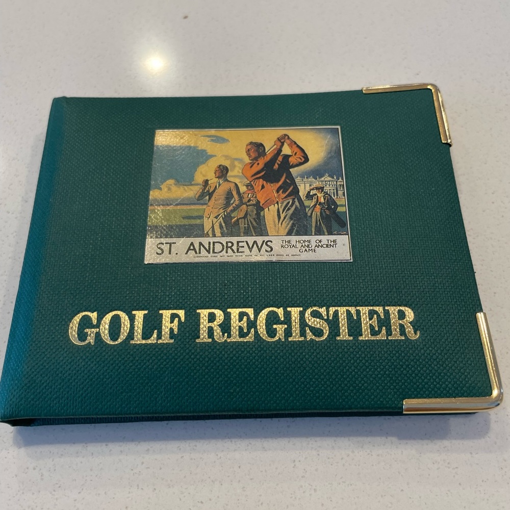 Authentic St. Andrew golf register